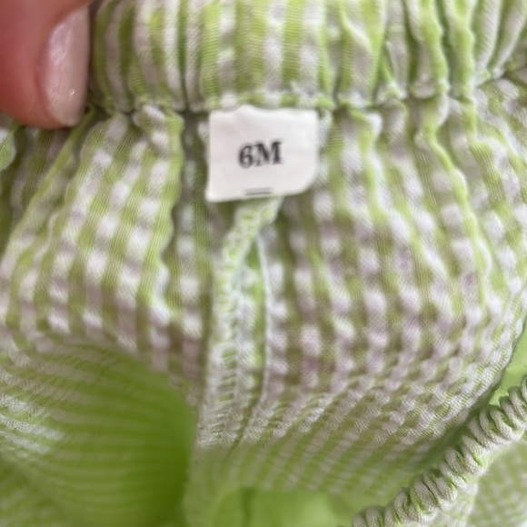 BOUTIQUE PETIT AMI 6 MONTHS SMOCKED EMBROIDERED NOAH'S ARK DRESS SET - Picture 7 of 7